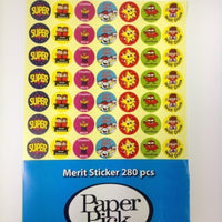 English Merit Stickers