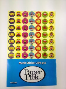 English Merit Stickers