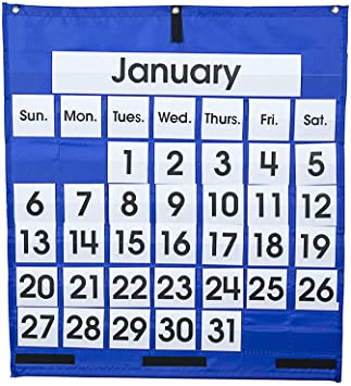 Pocket Chart – Monthly Calendar