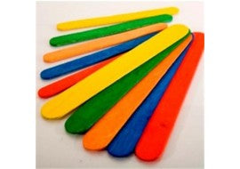 Jumbo Coloured Lollipop Sticks