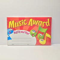 Music Award Cert
