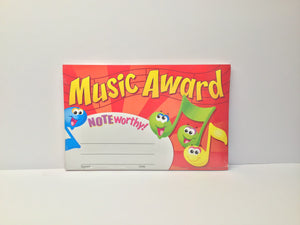 Music Award Cert