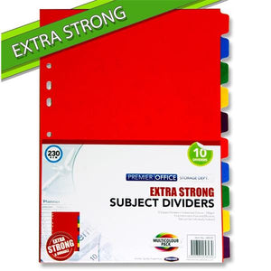 Subject dividers