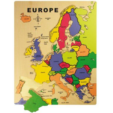 Europe Wooden Puzzle
